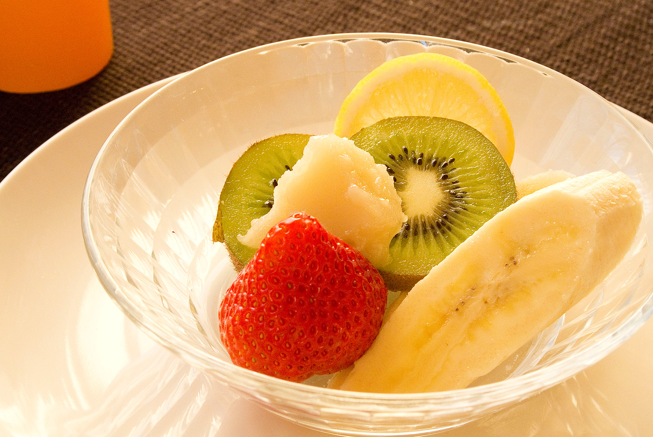 箱みつはフルーツにもよく合います